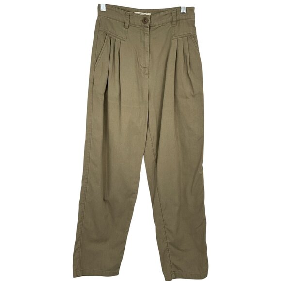 Christy Dawn Pants - Christy Dawn Judene Pants Stone Size 2 Pleated Tan Olive